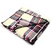 Large Tartan Fashion Women Scarf Lovely Best Gift Warm Plaid Blanket Scarf Wrap Shawl (pink)