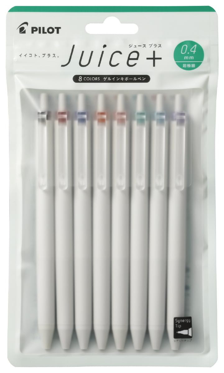 Pilot Gel Ballpoint Pen Juice Plus 0.4 8-Color Set LJL148C PILOT : Office Products