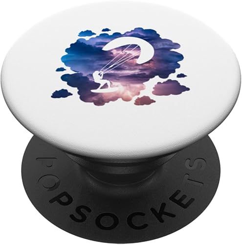 Kite Surfing Adventure Conquer Wind & Waves PopSockets Standard PopGrip
