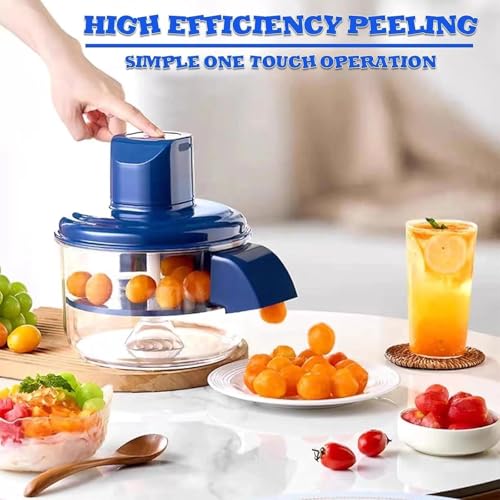 Pelador eléctrico de uvas automático removedor de piel recargable para repostería y frutas 6