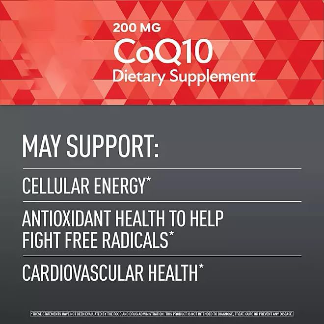 Members Mark New Presentation CoQ10 200 mg. Dietary Supplement (180 Count.)