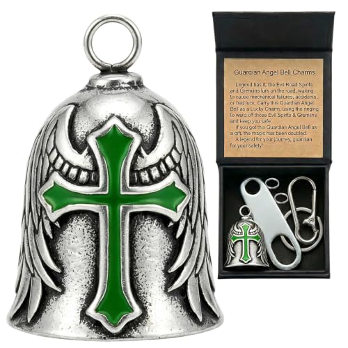 Image of Motorcycle Bell Guardian Angel Gremlin Lucky Charm Gift For Riders