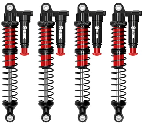 OGRC 100mm Aluminum Adjustable Piggyback Shock Absorber RC Damper for Axial SCX10 TRX4 TRX6 D90 1/10...