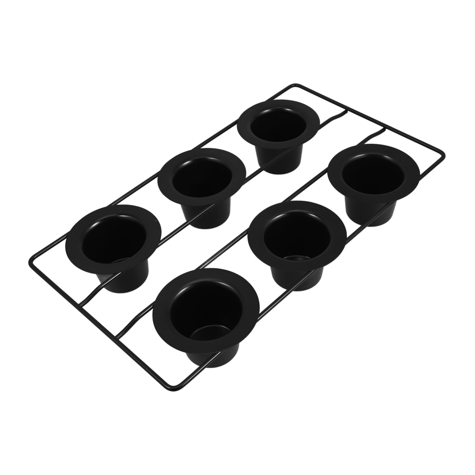 Molde Antiadherente de 6 Tazas para Muffins y Cupcakes de Acero al Carbono