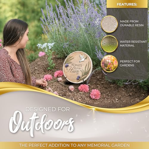 Plaque de condoléances de jardin Spiritwind pour surmonter le manque des proches perdus - 6