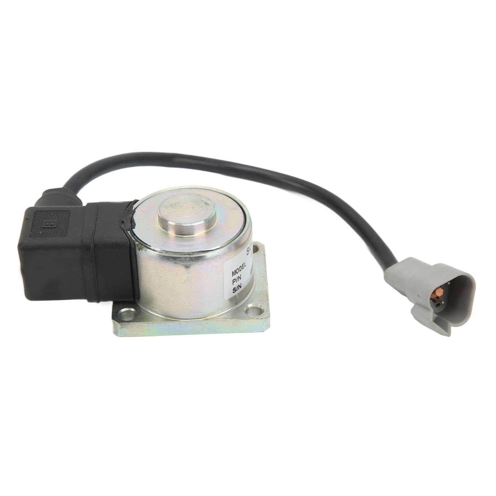 Válvula Solenoide Haofy Flameout, Válvula de Control de Apagado de Parada de 12V, Solenoide de Parada de Apagado de Combustible de Alto Rendimiento para Motor Diésel HATZ LM