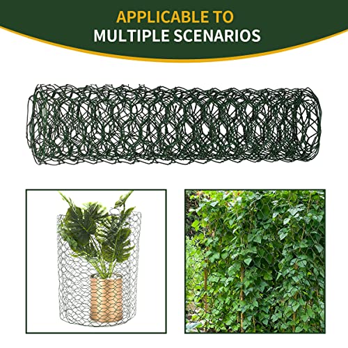 Zjdbset 4 Pieces Floral Wire Netting Chicken Wire Fencing For Craft,Floral Chicken Wire Mesh Netting For Floral Arrangement Supplies,Home Diy Craft #TOP2