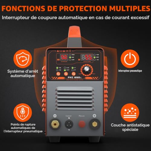 FEIFANKE 230V 65A Decoupeur Plasma IGBT Allumage BF Sans Contact Fonctions 2T/4T pour Post éCoulement Coupe Acier Inox Et Aluminium Max 20 MM – vue 4