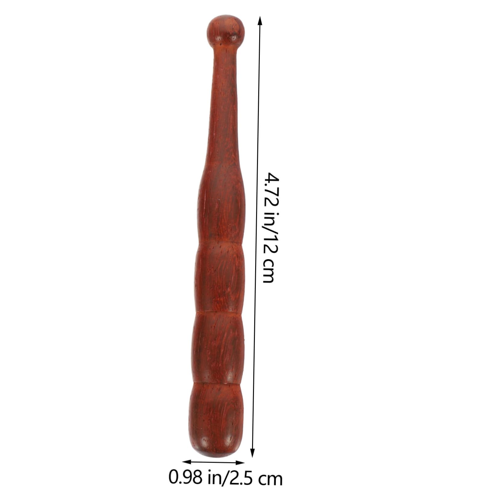 12 Stk Fußmassagegerät Fuß Massagestab aus Holz Akupressur-Massage werkzeug Massagestäbchen aus Holz stäbchen für die Fußmassage Duftendes Stock Rote Birne