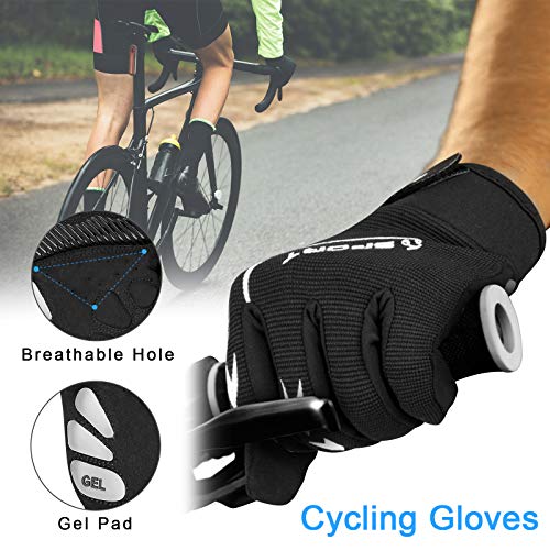 Cevapro Cycling Gloves Full Fingers MTB Gloves Anti-slip Weight Lifting Gloves Breathable Biking Gloves Gel Padding… - Image 4