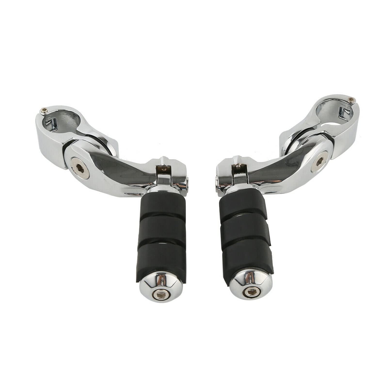 Repose-pieds d'autoroute 1-1/4 chrome moto Touring Suzuki Honda