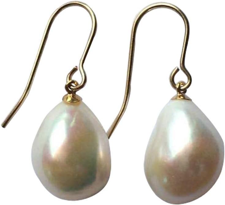 Freshwater Baroque Pearl Earrings 14K Gold filled hooks