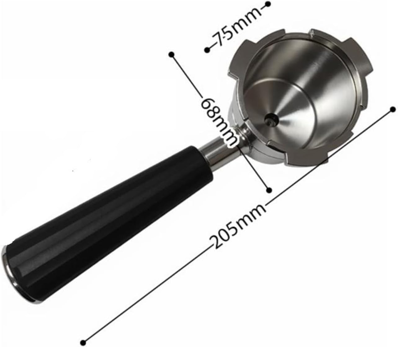 ABS Stainless Steel Replacement Portafilter Handle Coffee Machine Part Suitable For ES601 ES655 ES701 Coffee Machines 4XFB