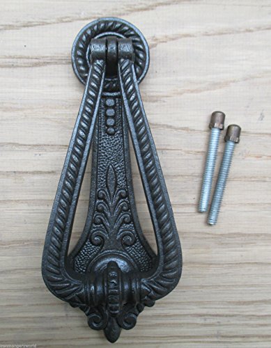 IRONMONGERY WORLD® IN FERRO ANTICATO, MOTIVO DECORATIVO IN STILE VINTAGE, MOTIVO: COUNTRY COTTAGE-BATTACCHIO ARI