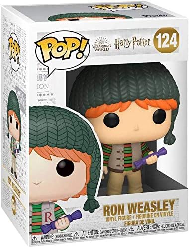 Funko Pop! Movies: Harry Potter Holiday - Ron Weasley Bundle with 1 PopShield Pop Box Protector Funko Pop! Movies: Harry Potter Holiday - Ron Weasley Bundle with 1 PopShield Pop Box Protector | Pop Harry Potter | 2 Funko Pop! Movies: Harry Potter Holiday - Ron Weasley Bundle with 1 PopShield Pop Box Protector | Pop Harry Potter