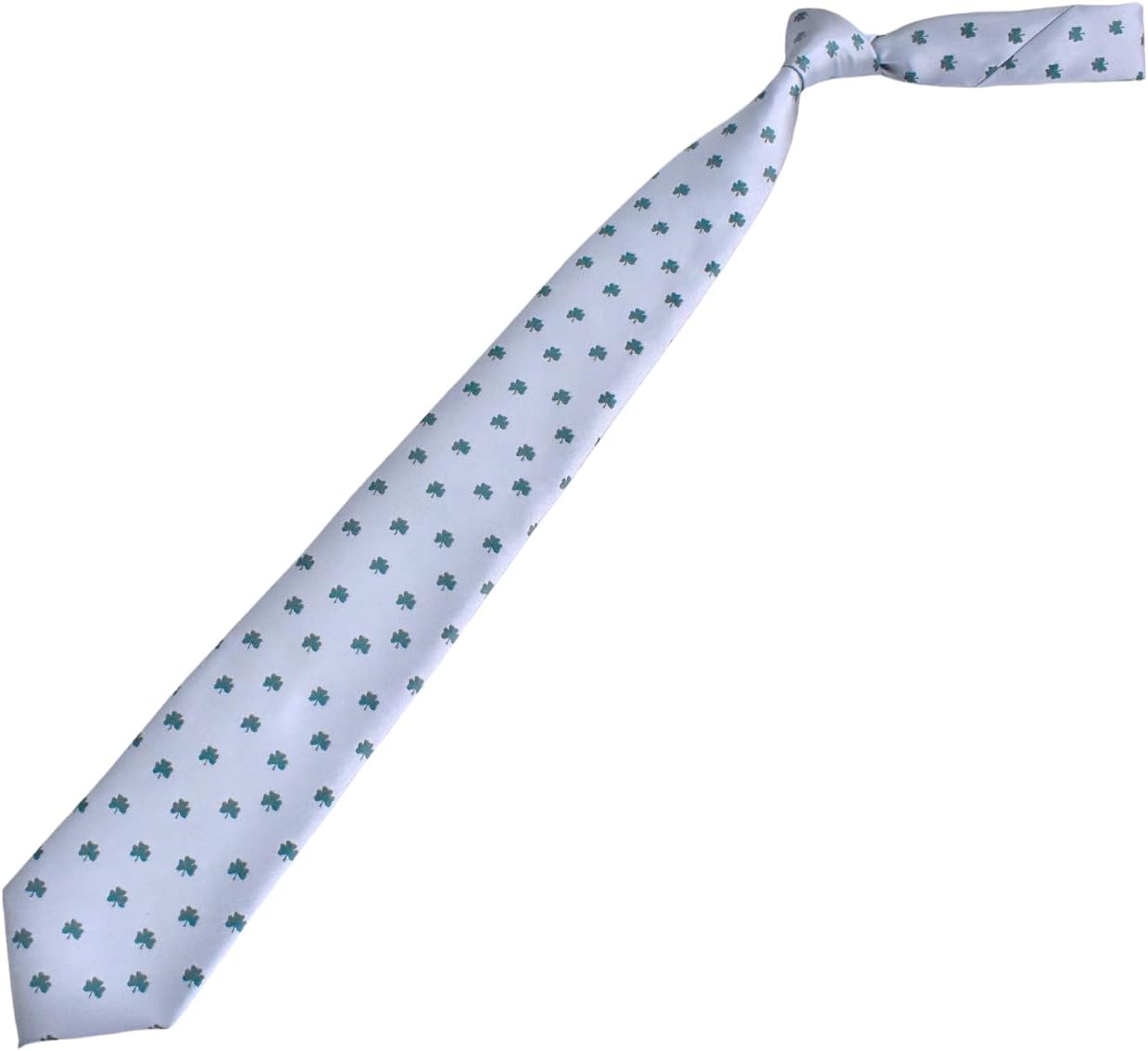 Maker V Shamrock Necktie - St. Patrick's day Neckties - Irish Tie, Celtic Ties for men, Shamrock tie, Dublin gift for men, Mens Ireland Gifts