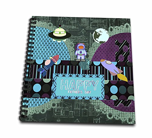 Livre de mémoire astronaute et espace 3drose album multicolore