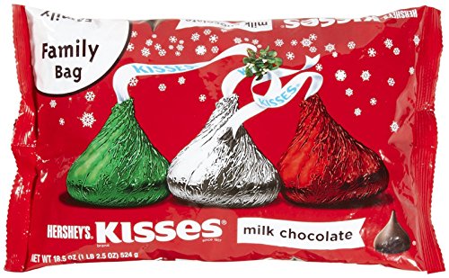 Hershey's Kisses Bag Christmas, 18.5 oz