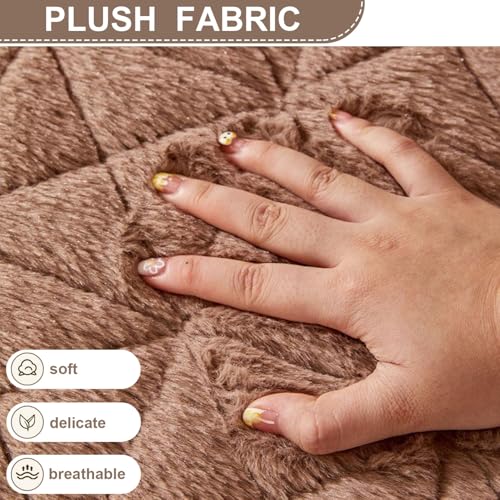 Coussin de balançoire de jardin antidérapant avec sangles d'attache - 4
