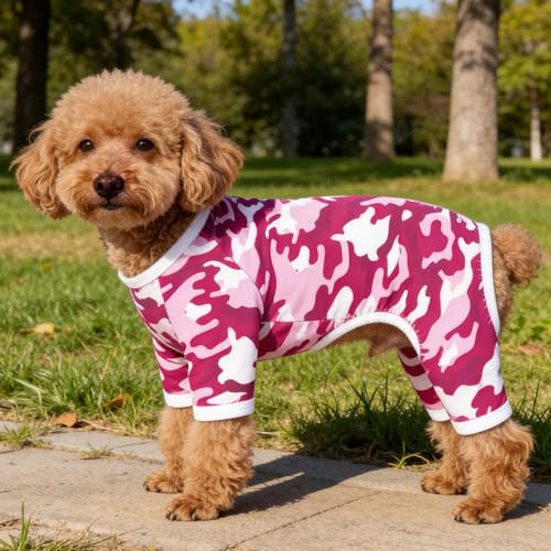 Camisa para perros, talla S, color rojo miniatura 5