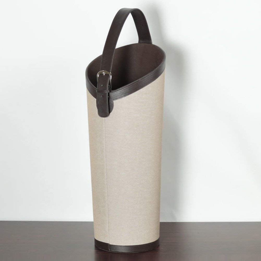 Porte-parapluies en cuir B style européen pour rangement cannes et bâtons de marche hôtel et maison