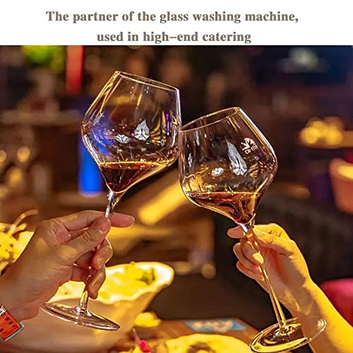 QJJML Elektrischer Weinglaspolierer, kommerzielle Glaswaschmaschine, Glaswaschmaschine mit 136℉ Hochtemperatur-Trocknungsfunktion,8Heads 8 QJJML Elektrischer Weinglaspolierer, kommerzielle Glaswaschmaschine, Glaswaschmaschine mit 136℉ Hochtemperatur-Trocknungsfunktion,8Heads