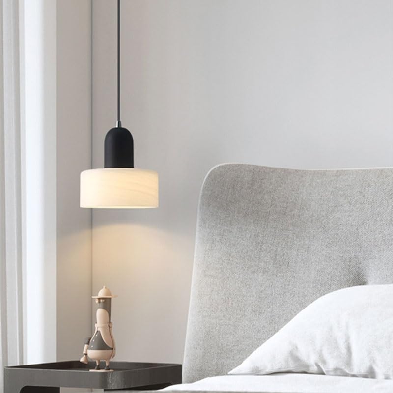 Petite suspension E27 en verre réglable pour optimiser l'éclairage des petits espaces - 2