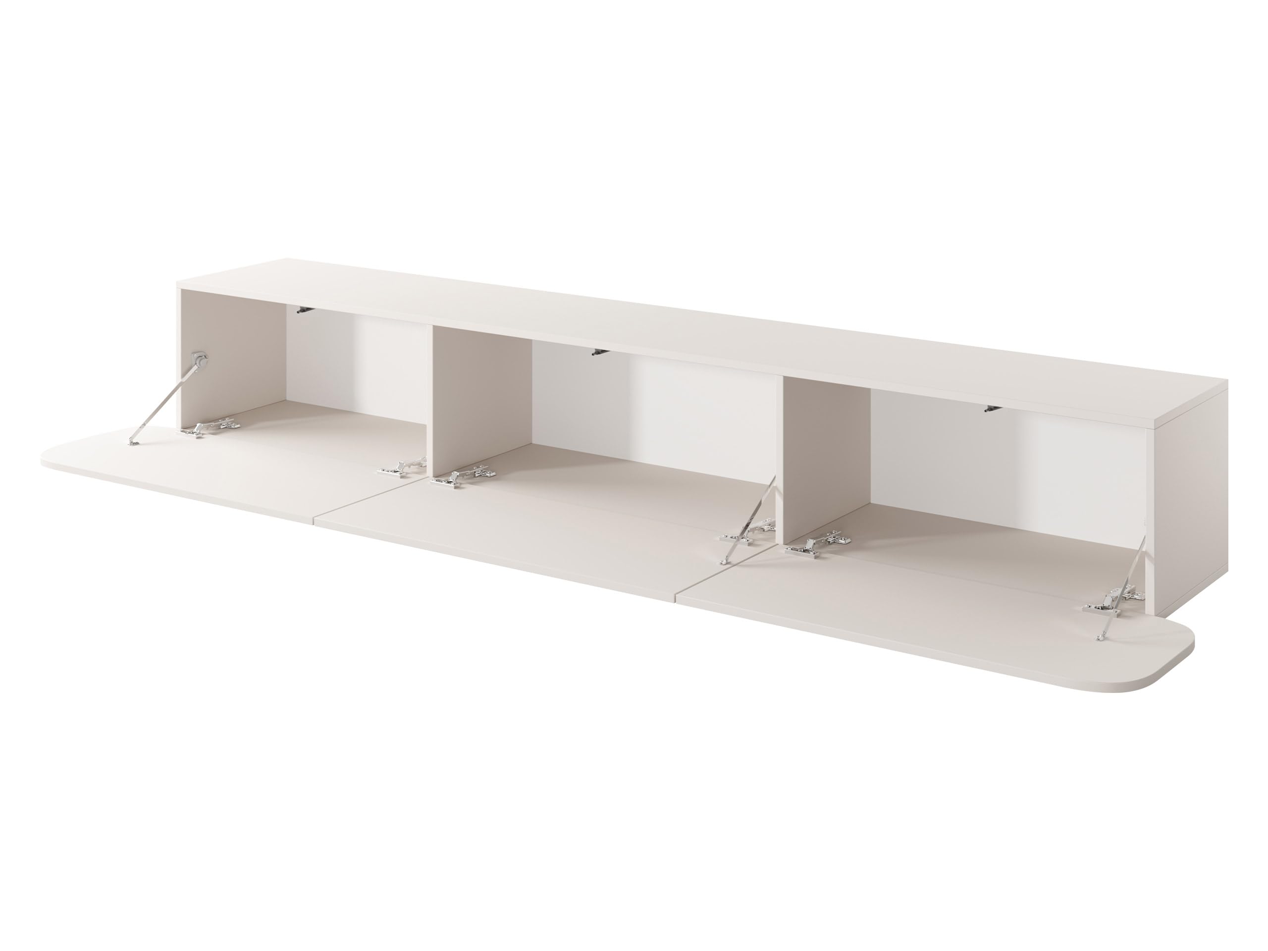 Mirjan24 TV-Lowboard Roteli 3D hängend mit 3 Klappen (Cashmere)