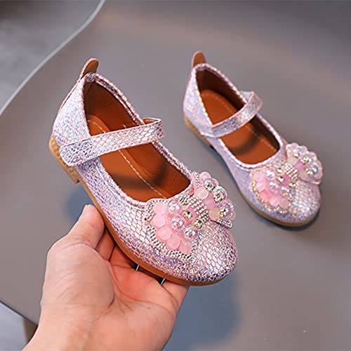 EnJoCho Children Walking Shoes Summer And Autumn Fashion Cute Girls Casual Shoes Sequins Shiny Pearls Rhinestones Shoes3