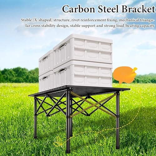 Table de barbecue pliable de camping imperméable et légère - 4