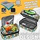 Minecraft Lunchtasche Kinder oder Set mit Trinkflasche Isolierte Creeper Kühltasche für Lunchbox und Snacks für Schule Alltag Urlaub Gamer Geschenk (Multi)