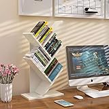 ★ DESIGN UNIQUE - Bibliothèque D'arbres Peut être Bien Intégré Dans Le Style De La Maison Et Le Bureau.Ce N'est Pas Seulement Un Endroit Pour Stocker Des Livres,Mais Aussi Un Ornement Qui Rend Votre Maison Unique.Dans Le Même Temps,La Structure Géométrique De L'arbre Rend L'étagère Plus Stable.