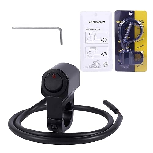 Miniatura 4 de Interruptor de barra de luz LED para motocicleta, cuatrimoto, faros antiniebla, interruptor de luz auxiliar para 12 V ATV Mini Bike Dirt Bike - Se