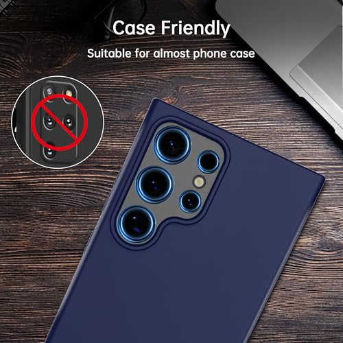 VIPSENT For Samsung Galaxy S24 Ultra Camera Lens Protector, Individual Lens Protector, Ultra HD 9H Tempered Glass Screen Protective Cover, Anti-scratch, Military Grade Drop Protection 2 Set. (Glitter Colorful, S24 Ultra) - Thumbnail 6