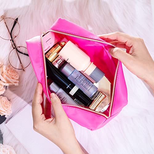 Chenille Letter Makeup Bag With Letter Patches Nylon Makeup Bag Stuff Pouch Varsity Letter Cosmetic Bag Chenille Patch Travel Bag Toiletry Bag With Patches Preppy Patch Makeup Bag Stoney Clover Dupes #TOP2