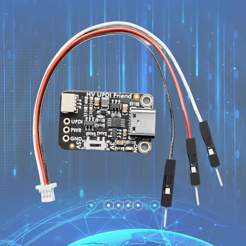Programmateur UPDI USB avec alimentation 12V pour programmation AVR ATtiny - 4