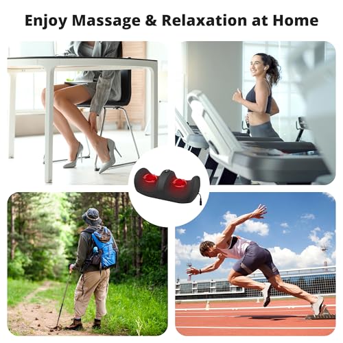 Medcursor Shiatsu Foot Massager with Heat | Foot and Calf Massager with Massage Roller, Deep Massage for Plantar Fasciitis, Pain Relief, Neuropathy, Relax for Home or Office Use (Not Cordless) - Image 6