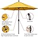 EliteShade USA 10-Year-Non-Fading 9Ft Market Umbrella Patio Umbrella Outdoor Table Umbrella with Ventilation, Sunflower Yellow