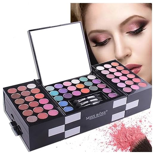 PhantomSky 148 Colori Palette Ombretti Cosmetico Tavolozza per Trucco Occhi con Sopracciglio Cipria, Correttore, Blush, Polvere e Rossetti - Perfetto per l'uso quotidiano e professionale