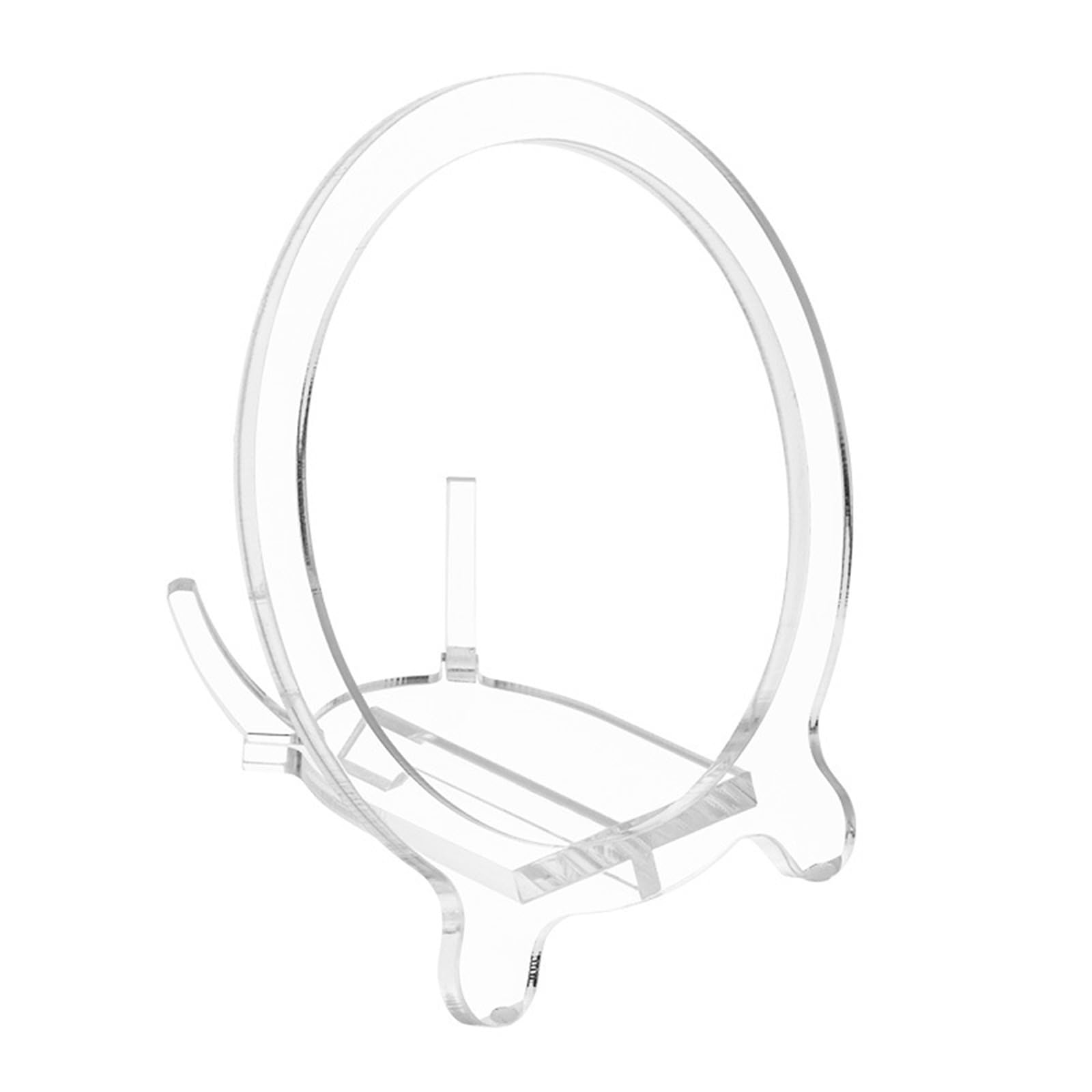 Lily Brown Clear Acrylic Speaker Stand Mount for Portable Voice Control Speaker Risers Acrylic Racks Easy to Install Acrylic Racks Stand