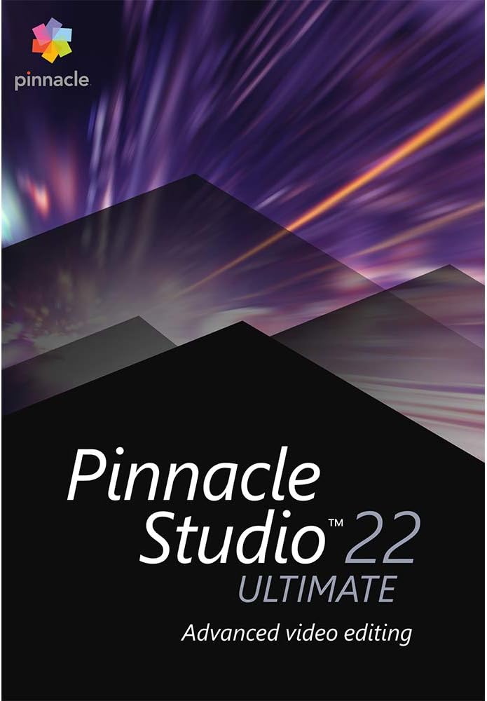 Pinnacle Studio 22 Ultimate - Advanced Video Editing and Screen Recording [PC Download] [Old Version]