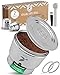 Produktbild Kaffeekapsel, nachfüllbar, wiederverwendbar, Nespresso-Kapsel, 2 Stück, Edelstahl, permanent, Metall, Nullabfall, Espressokapsel, kompatibel mit Nespresso-Kaffeemaschinen