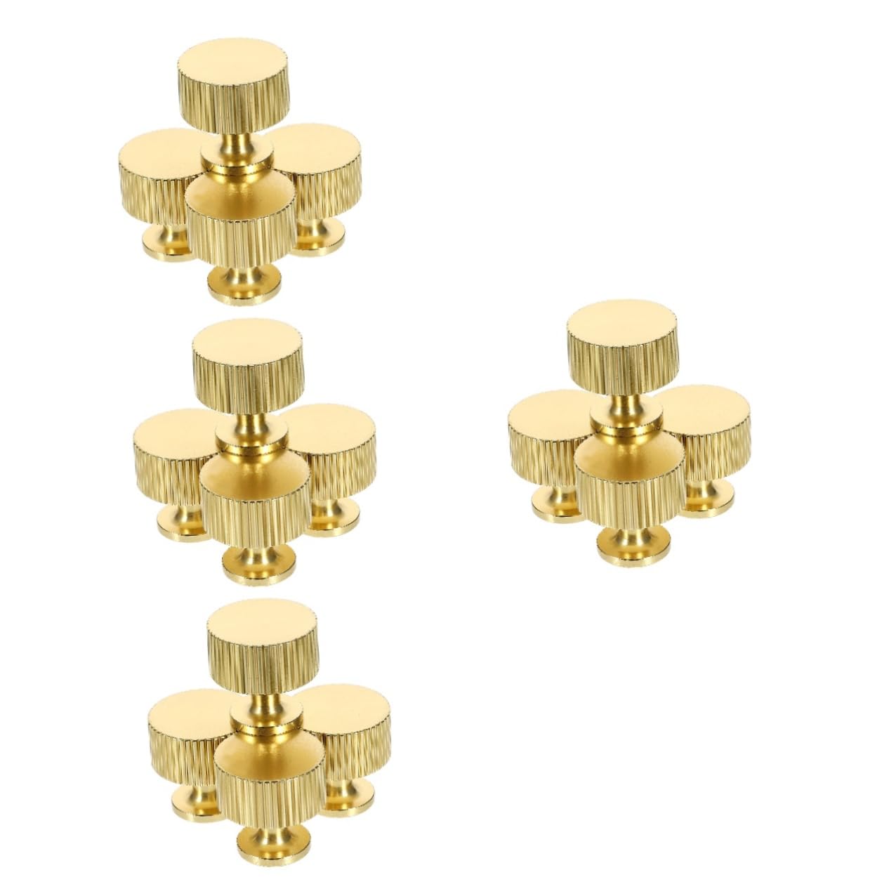 Gadpiparty 16stücke Moderne Goldene Möbelknöpfe Runde Elegante Griffe Für Schränke Und Türen Installieren Für Küchen Und Wohnzimmer