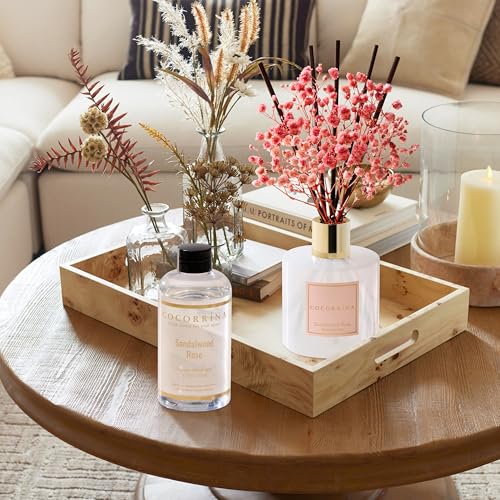Image of COCORRINA Refill - Sandalwood Rose 6.7 Fl.oz Reed Diffuser Refill with 8 Sticks