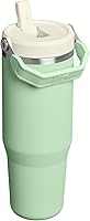 Vista 13 de Stanley - Vaso con popote plegable IceFlow con asa de 30 onzas Tapa de giro y popote abatible Botella de agua resistente a fugas Acero