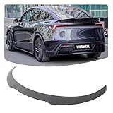WildWell Rear Spoiler Wing for 2025 2026 Tesla Model Y Juniper, Model Y Trunk Spoiler Performance Style Highkick Duckbill Wing Accessories Matte Black