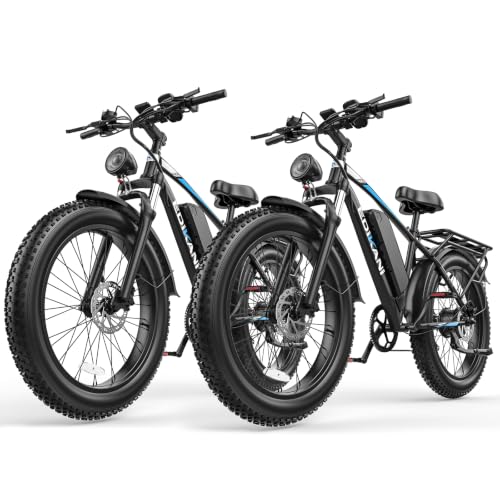EDIKANI 26" Electric Bike for Adults, 100 Miles 34MPH Fast
