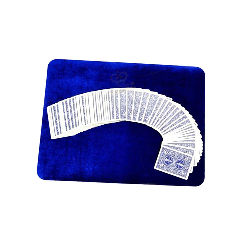 Performance Close-Up Pad, Magic Card (Coin) Mat 16.5"×13" 42cm x 33cm (Blue)