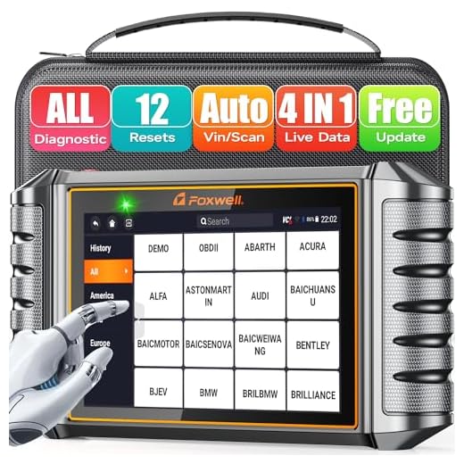 2026 FOXWELL NT726 Bidirectional Scan Tool, All System OBD2 Scanner Diagnostic Tool, Car Code Reader for All Models with 12 Resets, ABS Bleeding, Oil/EPB/SAS/D-PF/TPMS/Injector/Throttle, EN/ES Ver
