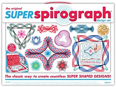 Super Spirograph 75-Piece Jumbo Kit (50Th Anniversary Edition)
